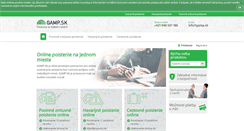 Desktop Screenshot of gamp.sk
